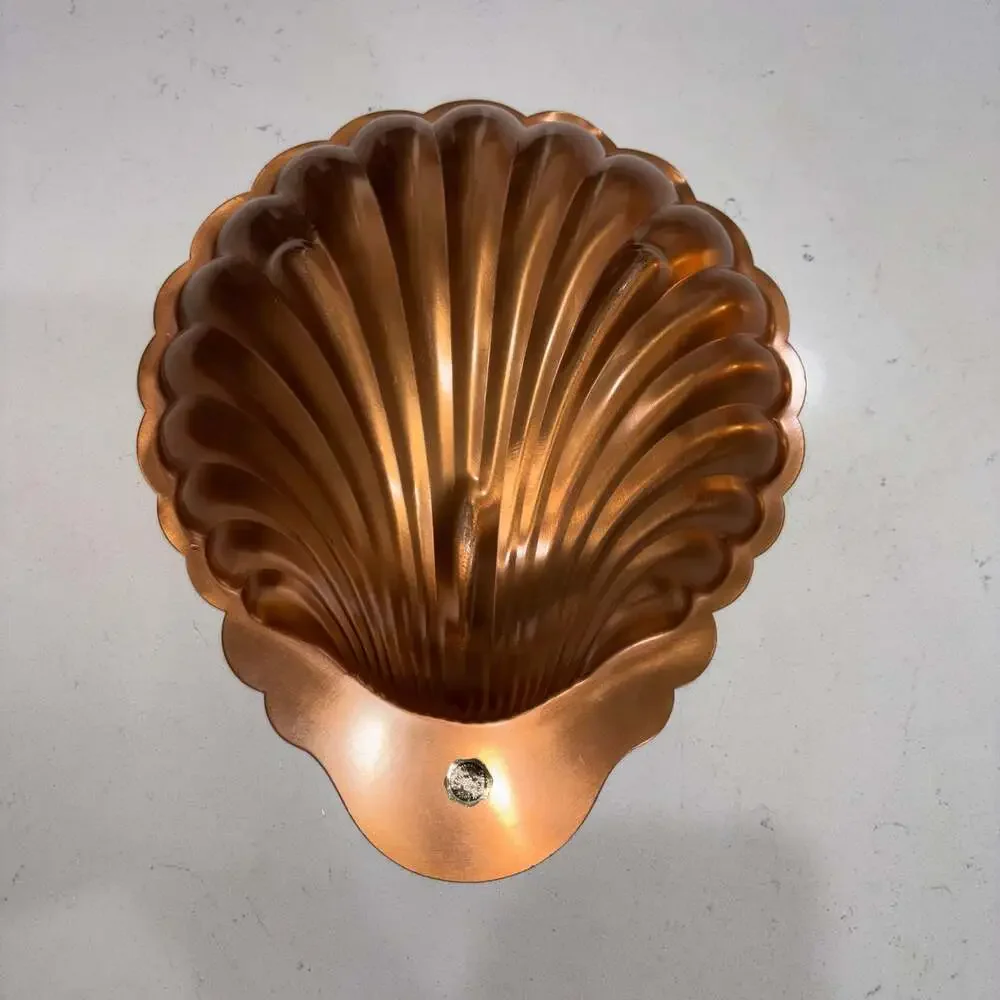 Vintage Coppercraft Guild Shell-Shaped Copper Serving Dish or Bowl